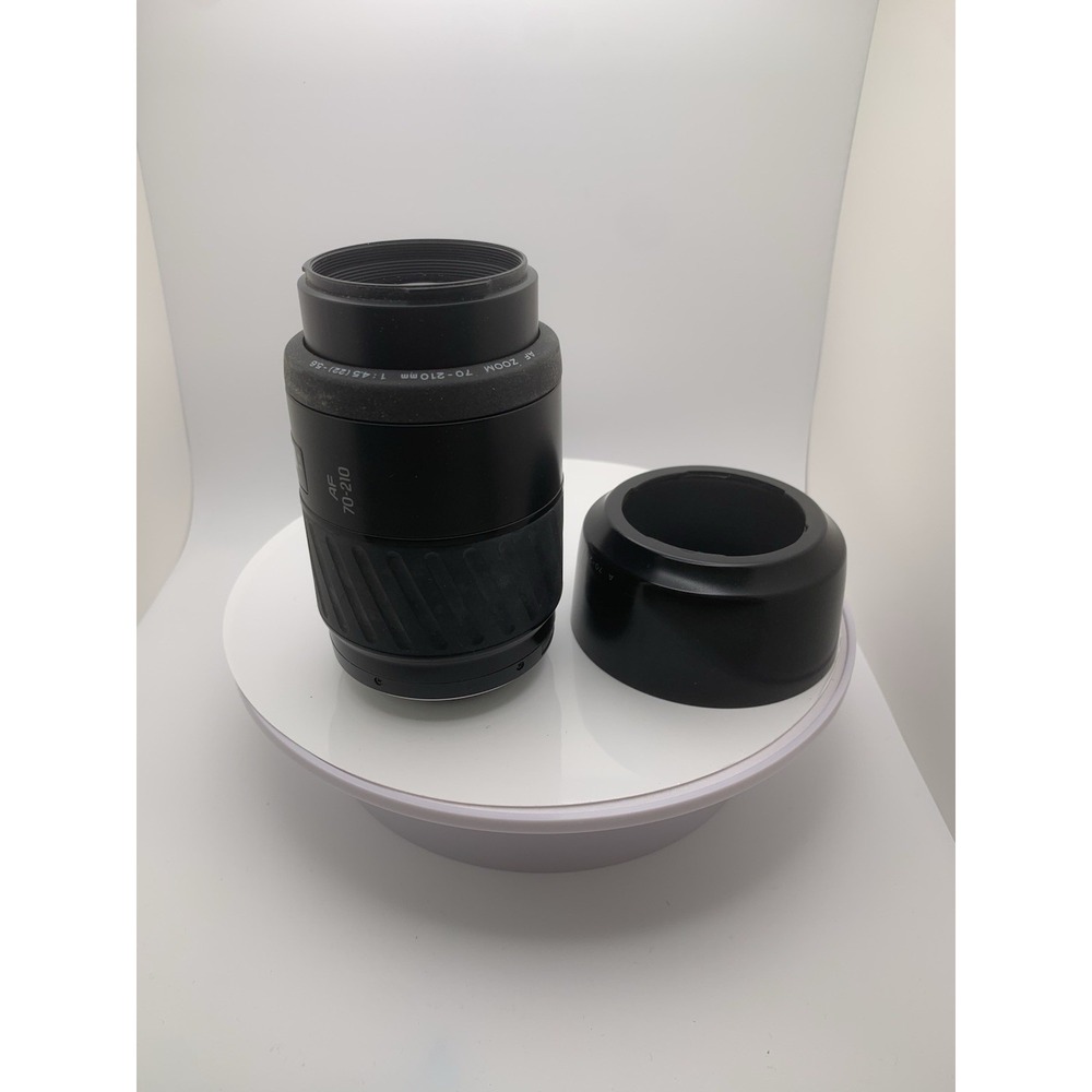 Minolta AF Zoom 70-210 mm 1:4.5 (22) -5.6 49mm Lens + Tiffen 49 Mm UV Protector